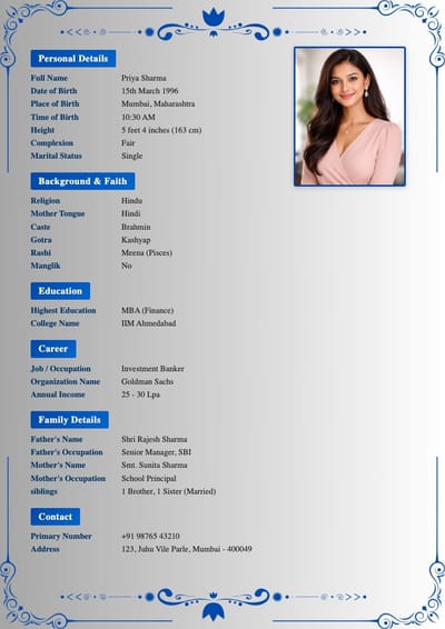 Saffron Sunrise template preview